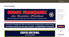 Desktop Screenshot of forcefrance.info